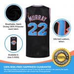 AFLGO Murray 22 Space Jam Jersey Basketball Jersey Include Set GLOW IN THE DARK Wristbands