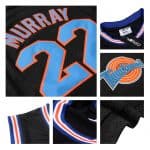 AFLGO Murray 22 Space Jam Jersey Basketball Jersey Include Set GLOW IN THE DARK Wristbands