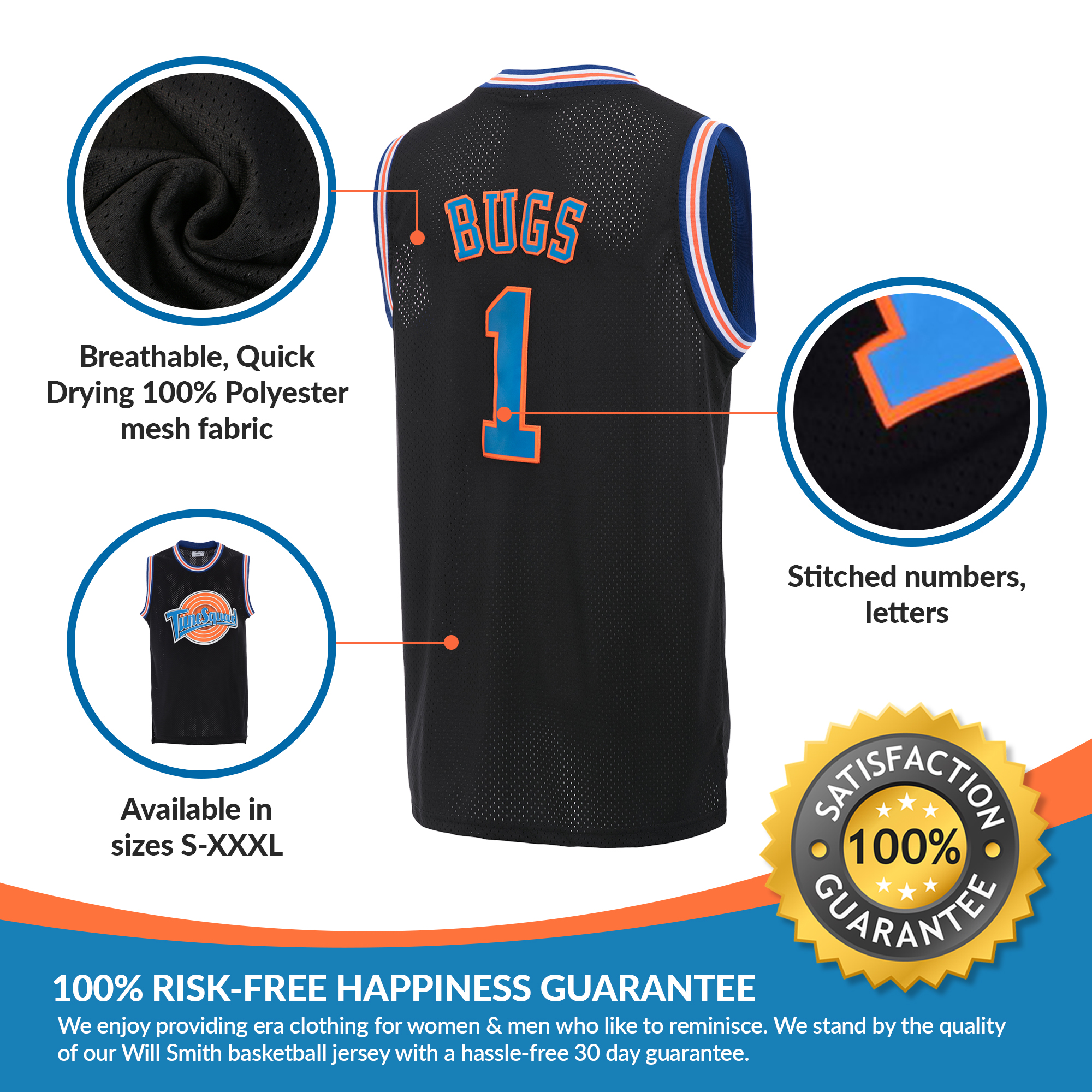 bugs bunny tune squad jersey