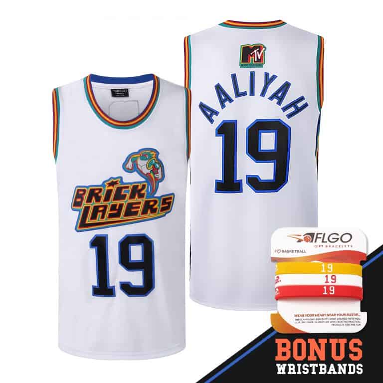 Aaliyah Jersey 19 Brick Layers MTV Rock N Jock jersey AFLGO