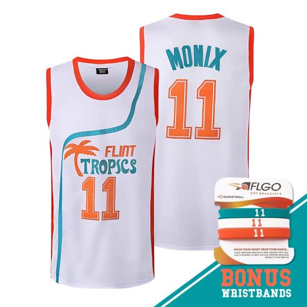 ED MONIX 11 FLINT TROPICS SEMI-PRO MOVIE JERSEY