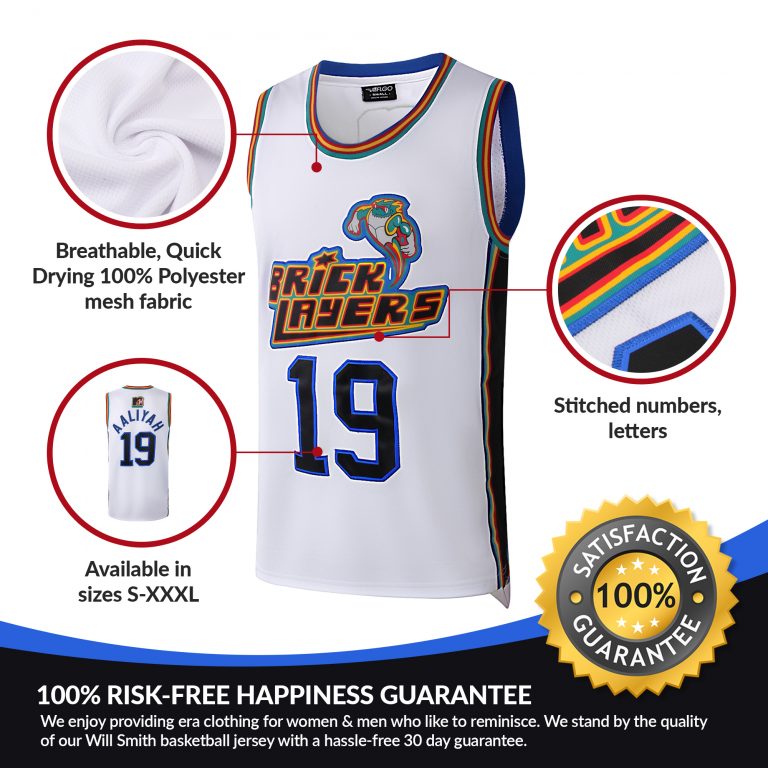 Aaliyah Jersey 19 Brick Layers MTV Rock N Jock jersey AFLGO