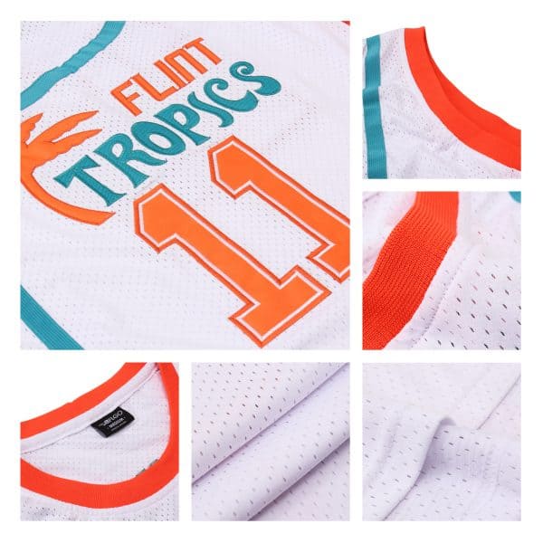 ED MONIX 11 FLINT TROPICS SEMI-PRO MOVIE JERSEY