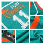 ED MONIX 11 FLINT TROPICS SEMI-PRO MOVIE JERSEY