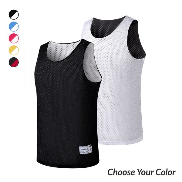 Reversible Mesh Basketball Tank Jerseys-1