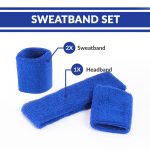 Sweatband Set for Sports, Workout, Training aflgo-1-1