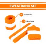 Sweatband Set for Sports, Workout, Training aflgo-1-11